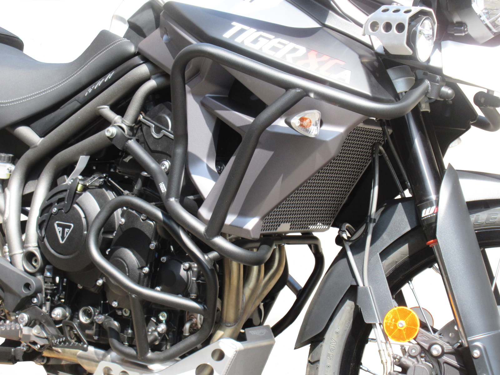 2011-2019 acier noir XR XC Heed Sabot moteur HEED TRIUMPH TIGER 800 